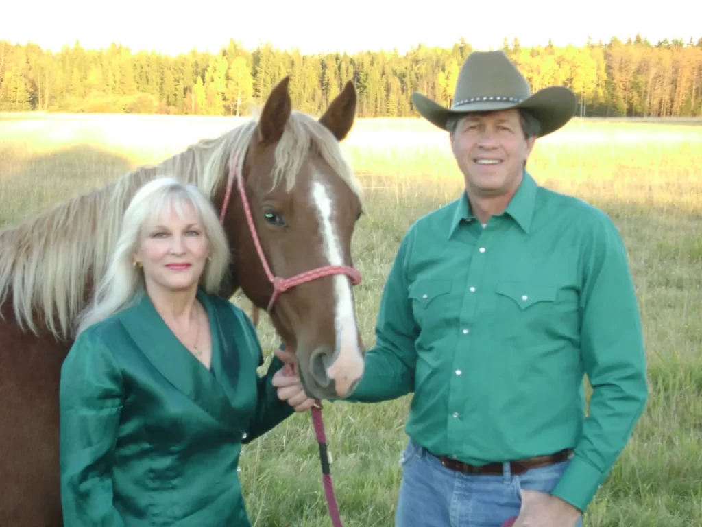 horse riding on trails